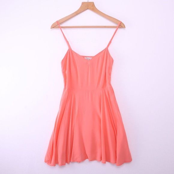 TALULA ARITZIA Lipinski Soft Flowy Fit & Flare Tank Mini Coral Dress - Picture 1 of 7